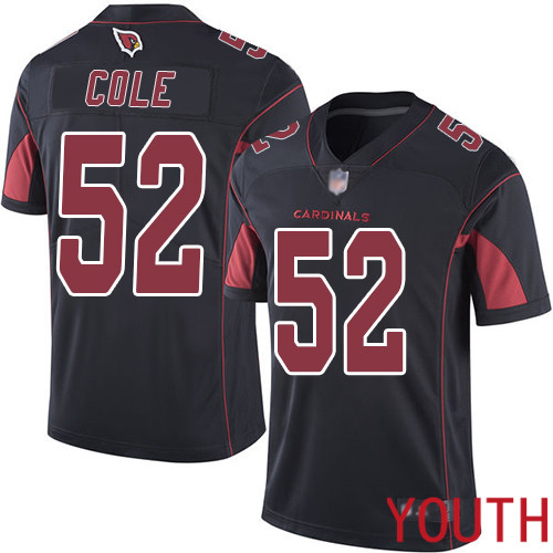 Arizona Cardinals Limited Black Youth Mason Cole Jersey NFL Football #52 Rush Vapor Untouchable->arizona cardinals->NFL Jersey